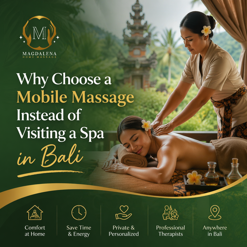 Choose a Mobile Massage with Home Massage Bali service in a private villa