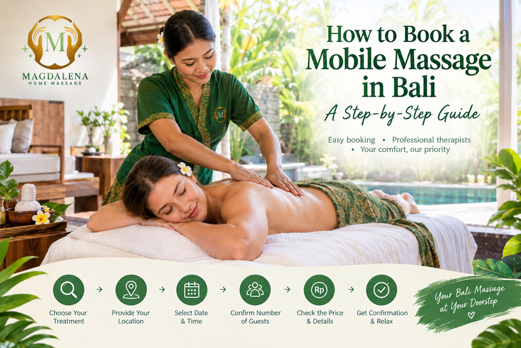 How to Book a Mobile Massage in Bali with professional therapist at a private villa