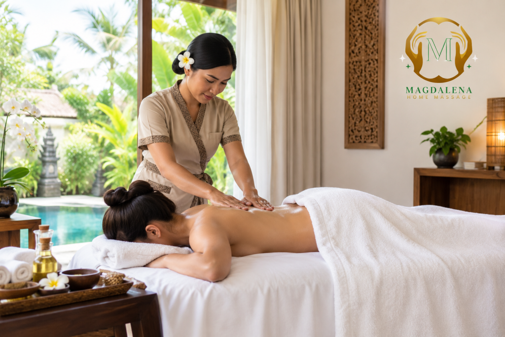 Mobile Massage Nusa Dua premium in room massage experience with professional therapist at a luxury Bali villa