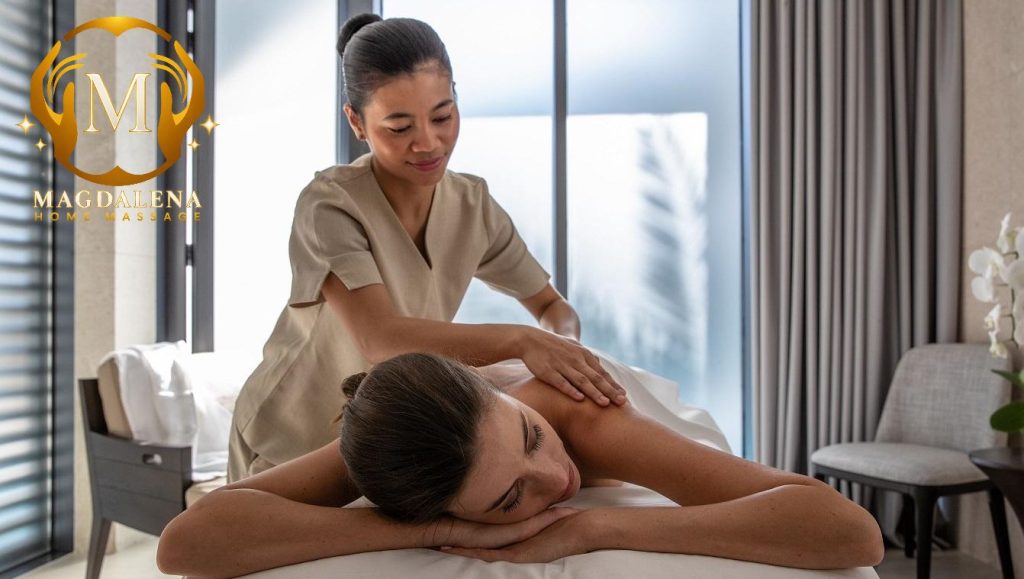 Mobile Massage Bali After a Red-Eye Flight at a private villa to help travellers relax and unwind.