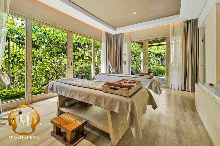 Massage Bali for Families enjoying a relaxing in villa massage during a Bali holiday